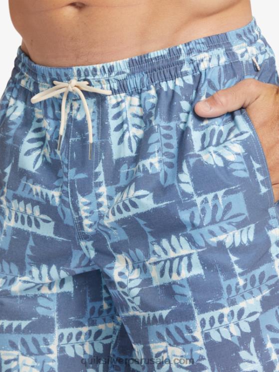 Quiksilver N8LNT547 hombres alférez canoa azul barquero canoas arrecife 17 voleas