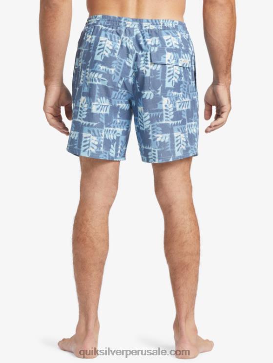 Quiksilver N8LNT547 hombres alférez canoa azul barquero canoas arrecife 17 voleas
