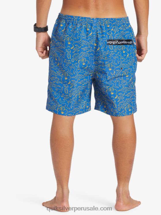 Quiksilver N8LNT584 hombres mar turco saturno 18 voleas