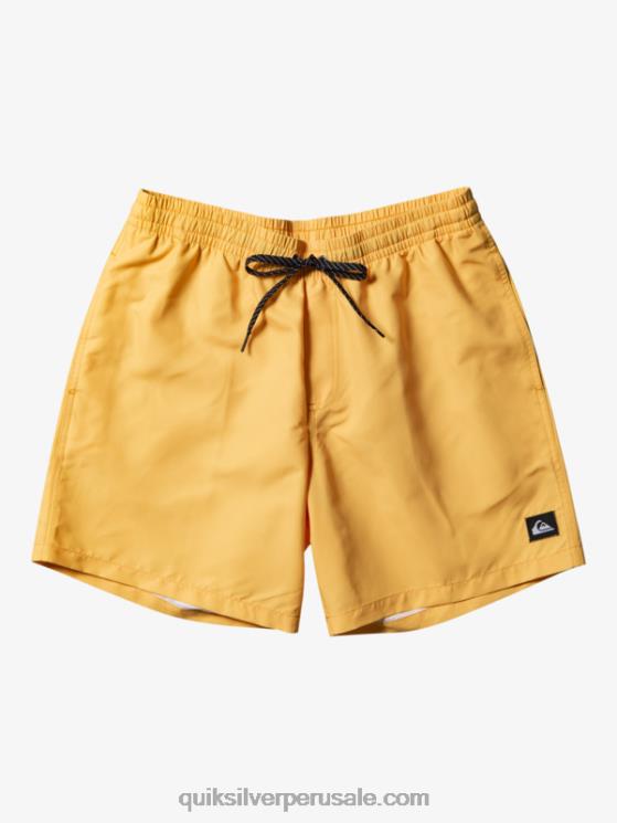 Quiksilver N8LNT623 hombres amarillo yema todos los días 17 voleas