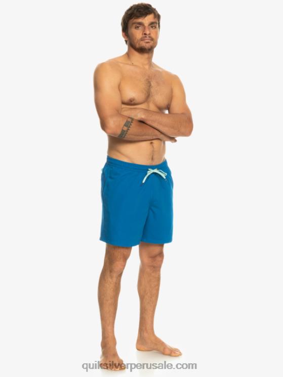 Quiksilver N8LNT625 hombres snorkel azul todos los días 17 voleas