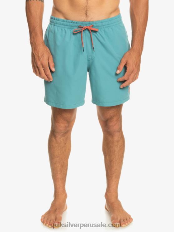 Quiksilver N8LNT627 hombres azul bretaña todos los días 17 voleas
