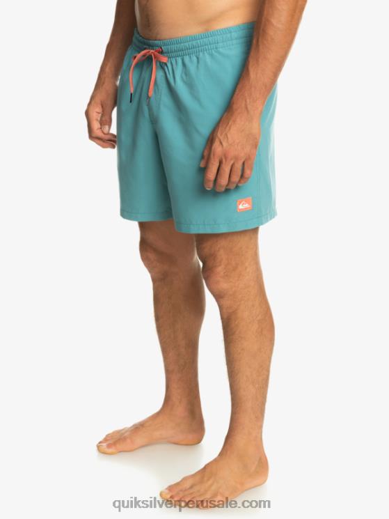 Quiksilver N8LNT627 hombres azul bretaña todos los días 17 voleas