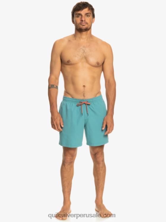 Quiksilver N8LNT627 hombres azul bretaña todos los días 17 voleas