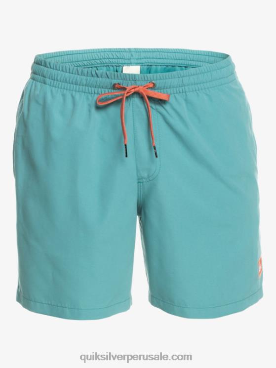 Quiksilver N8LNT627 hombres azul bretaña todos los días 17 voleas