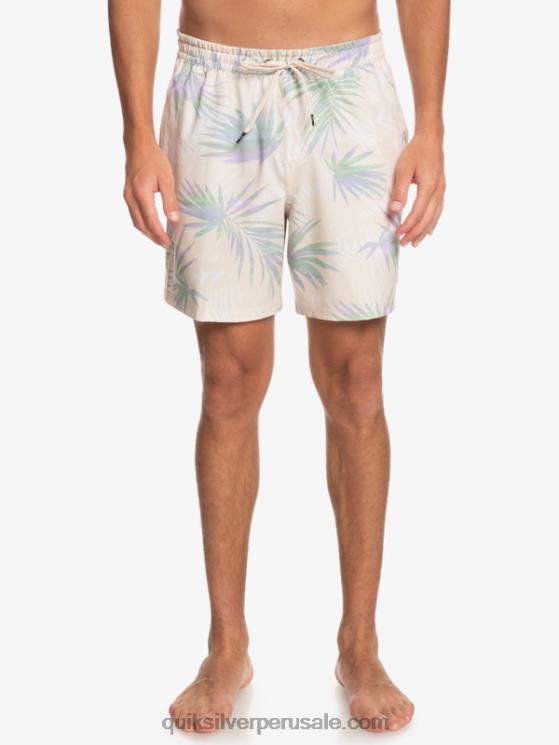 Quiksilver N8LNT635 hombres abedul mezcla surfsilk 17 voleas