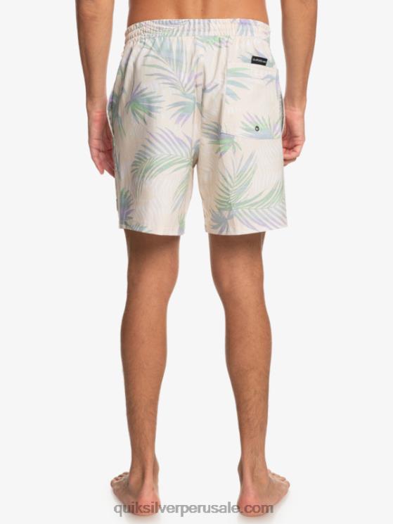Quiksilver N8LNT635 hombres abedul mezcla surfsilk 17 voleas