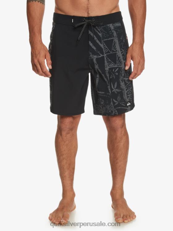 Quiksilver N8LNT637 hombres negro shorts de playa surfsilk arch hawaii 19