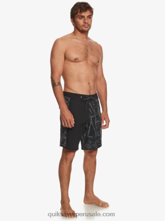 Quiksilver N8LNT637 hombres negro shorts de playa surfsilk arch hawaii 19