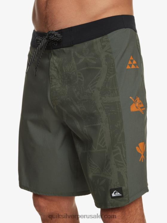 Quiksilver N8LNT638 hombres tomillo shorts de playa surfsilk arch hawaii 19