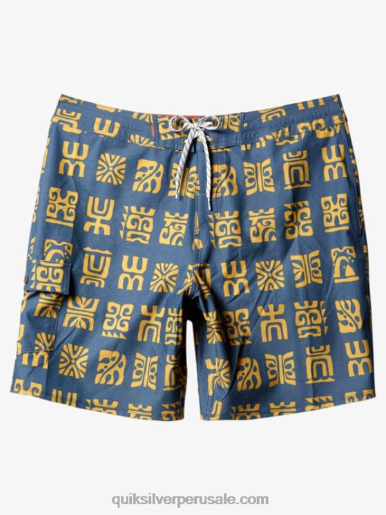 Quiksilver N8LNT639 hombres alférez azul canal paddle bs shorts de playa waterman channel paddle 20