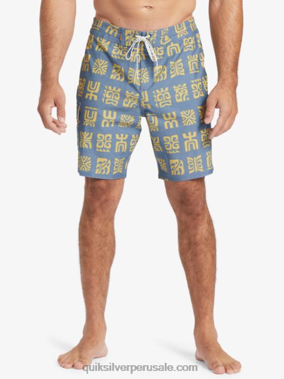 Quiksilver N8LNT639 hombres alférez azul canal paddle bs shorts de playa waterman channel paddle 20