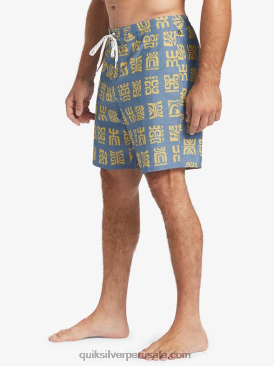 Quiksilver N8LNT639 hombres alférez azul canal paddle bs shorts de playa waterman channel paddle 20
