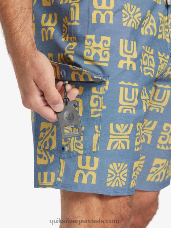 Quiksilver N8LNT639 hombres alférez azul canal paddle bs shorts de playa waterman channel paddle 20