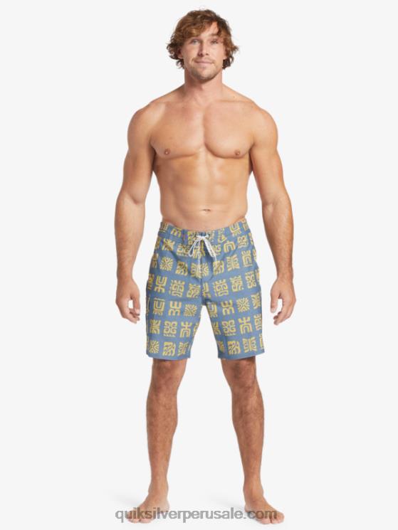 Quiksilver N8LNT639 hombres alférez azul canal paddle bs shorts de playa waterman channel paddle 20