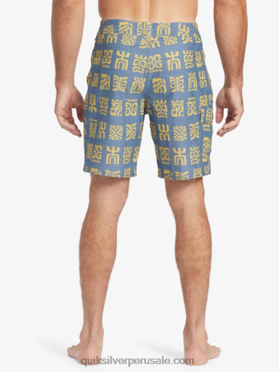 Quiksilver N8LNT639 hombres alférez azul canal paddle bs shorts de playa waterman channel paddle 20