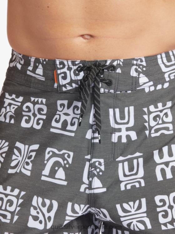 Quiksilver N8LNT640 hombres paleta de canal negro bs shorts de playa waterman channel paddle 20