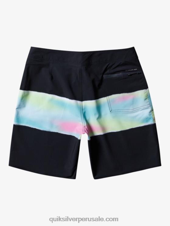 Quiksilver N8LNT643 hombres negro shorts de playa surfsilk air brush 19