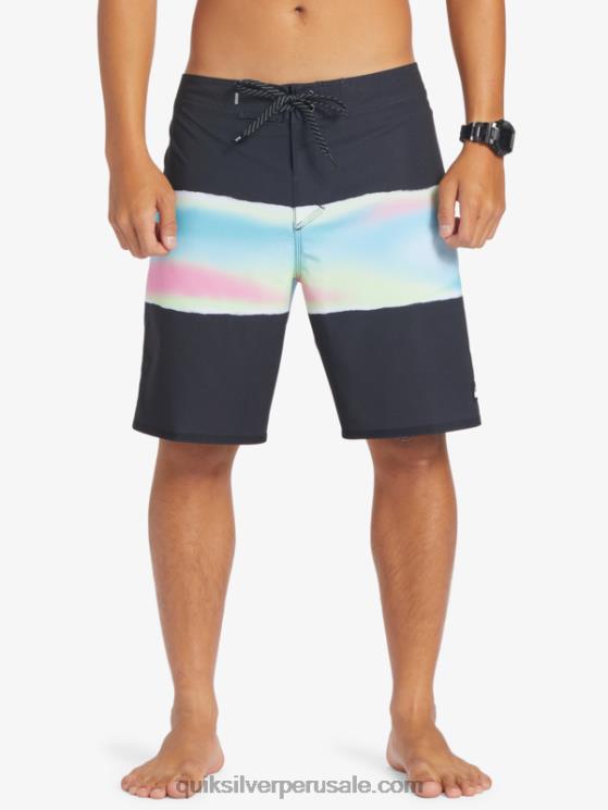 Quiksilver N8LNT643 hombres negro shorts de playa surfsilk air brush 19