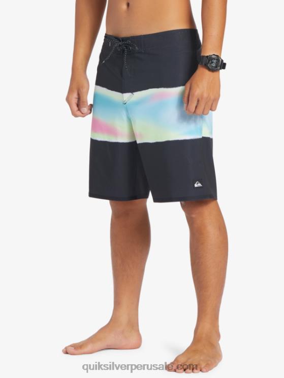 Quiksilver N8LNT643 hombres negro shorts de playa surfsilk air brush 19