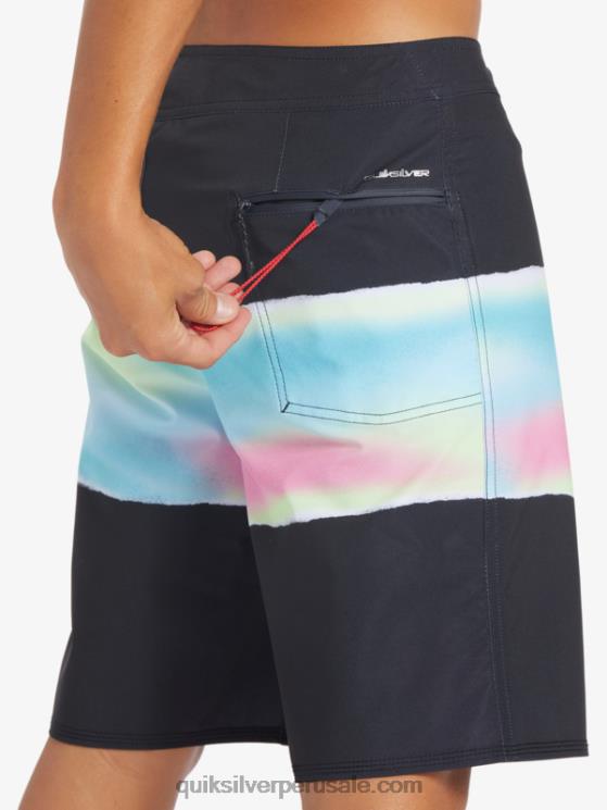 Quiksilver N8LNT643 hombres negro shorts de playa surfsilk air brush 19