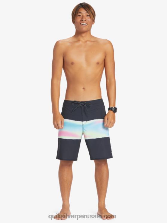 Quiksilver N8LNT643 hombres negro shorts de playa surfsilk air brush 19