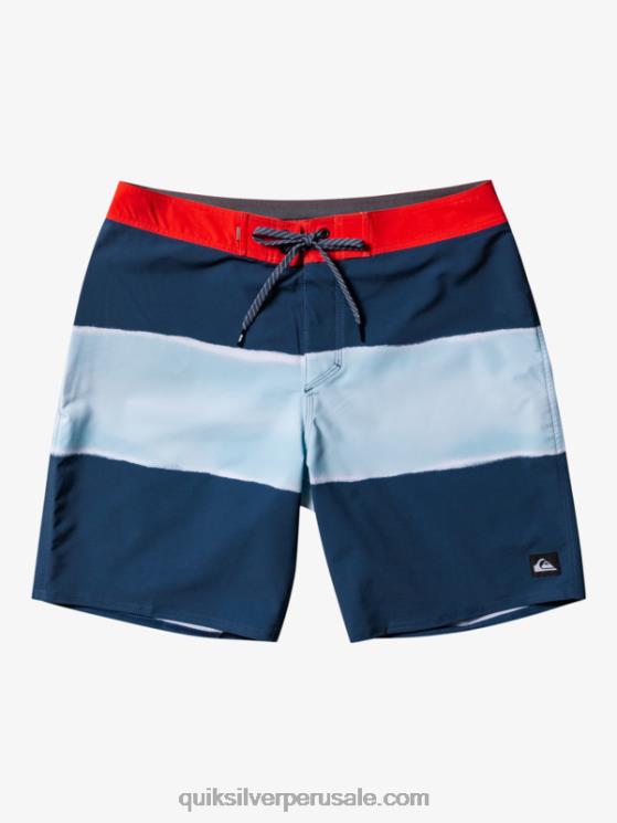 Quiksilver N8LNT645 hombres azul marino medianoche shorts de playa surfsilk air brush 19