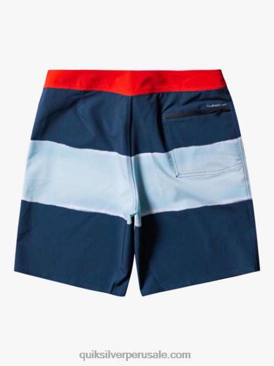 Quiksilver N8LNT645 hombres azul marino medianoche shorts de playa surfsilk air brush 19