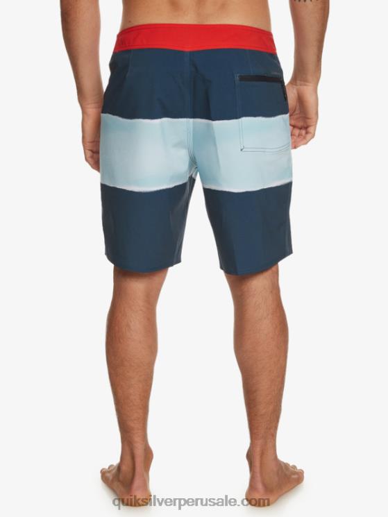 Quiksilver N8LNT645 hombres azul marino medianoche shorts de playa surfsilk air brush 19
