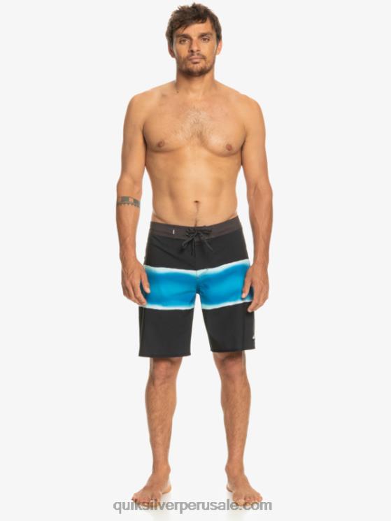 Quiksilver N8LNT647 hombres negro shorts de playa surfsilk air brush 19