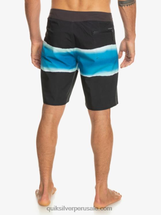 Quiksilver N8LNT647 hombres negro shorts de playa surfsilk air brush 19