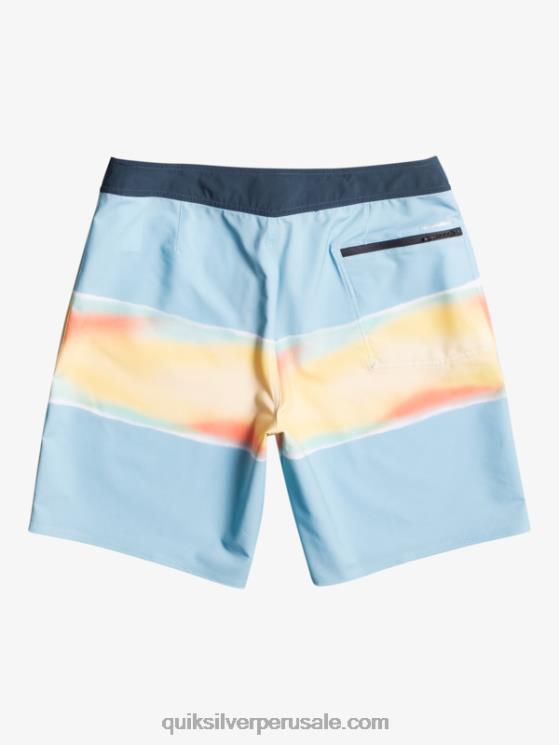 Quiksilver N8LNT648 hombres cielo azul shorts de playa surfsilk air brush 19