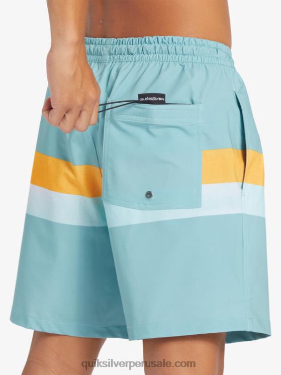 Quiksilver N8LNT655 hombres camafeo azul aerógrafo surfsilk 17 voleas