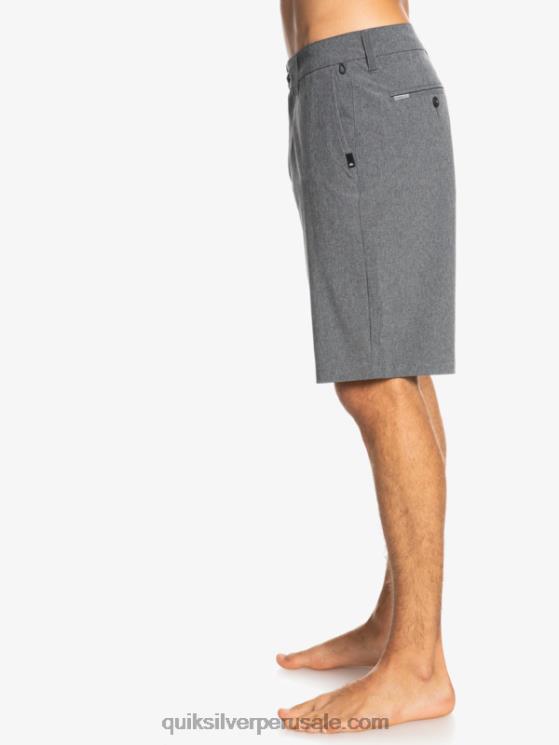 Quiksilver N8LNT65 hombres negro bañadores union heather 20 anfibios