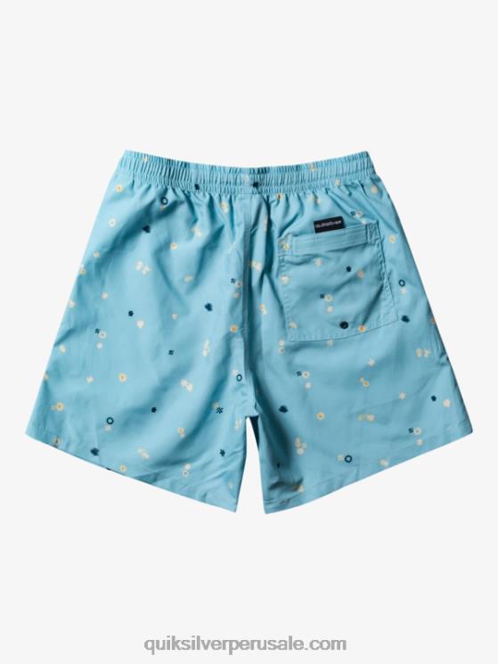 Quiksilver N8LNT680 hombres azul celeste mezcla todos los días 17 voleas