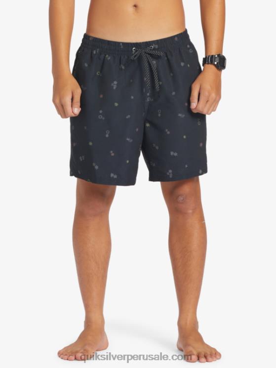 Quiksilver N8LNT682 hombres pista mezcla todos los días 17 voleas