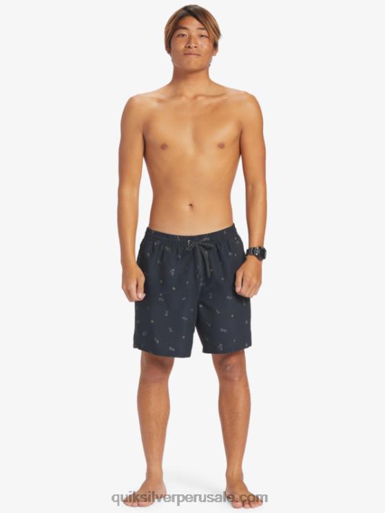 Quiksilver N8LNT682 hombres pista mezcla todos los días 17 voleas