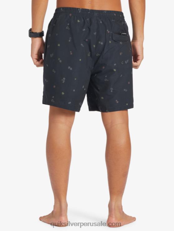 Quiksilver N8LNT682 hombres pista mezcla todos los días 17 voleas