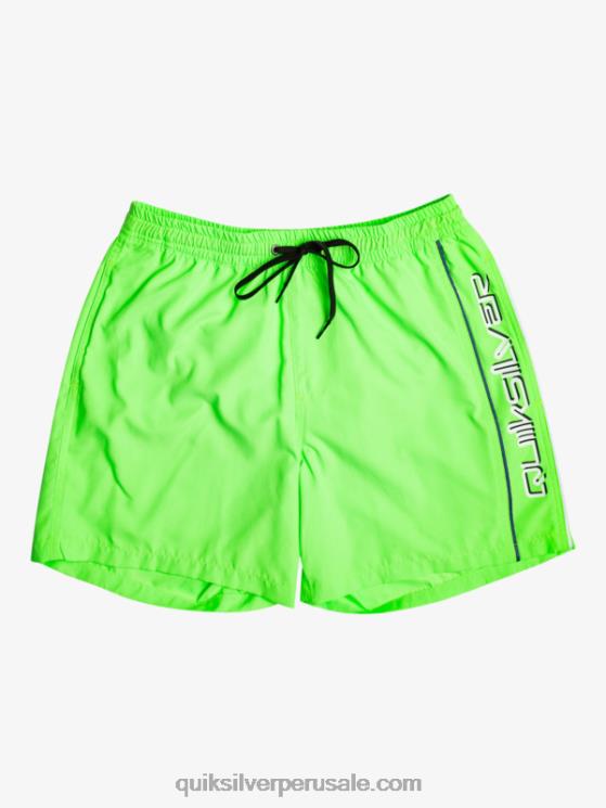 Quiksilver N8LNT696 hombres geco verde todos los días vert 16 voleas