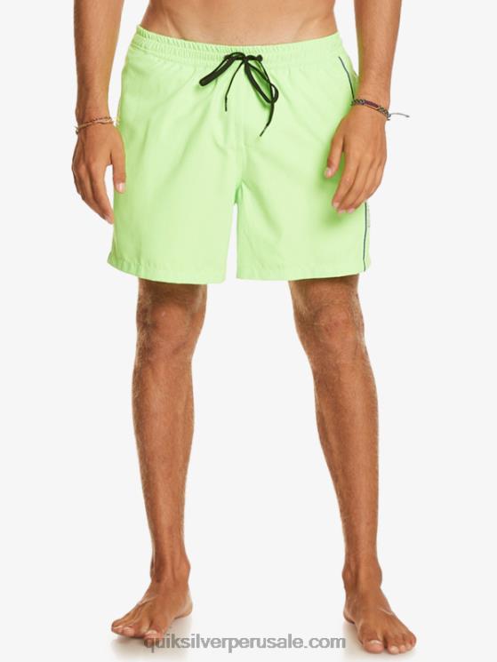 Quiksilver N8LNT696 hombres geco verde todos los días vert 16 voleas