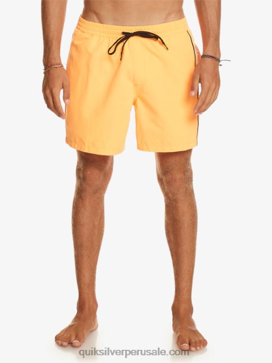 Quiksilver N8LNT697 hombres estallido de naranja todos los días vert 16 voleas