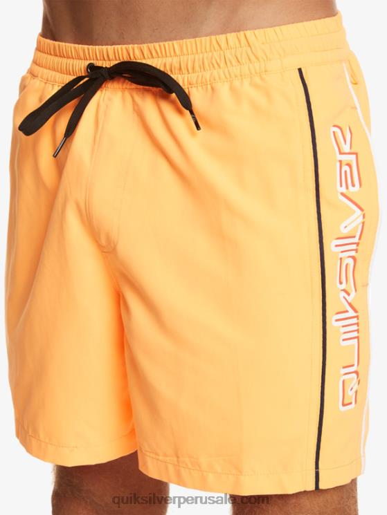 Quiksilver N8LNT697 hombres estallido de naranja todos los días vert 16 voleas