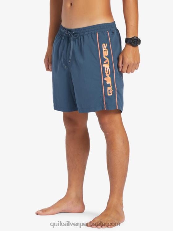 Quiksilver N8LNT699 hombres azul marino medianoche todos los días vert 16 voleas