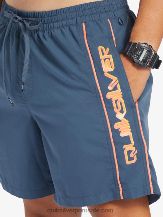 Quiksilver N8LNT699 hombres azul marino medianoche todos los días vert 16 voleas