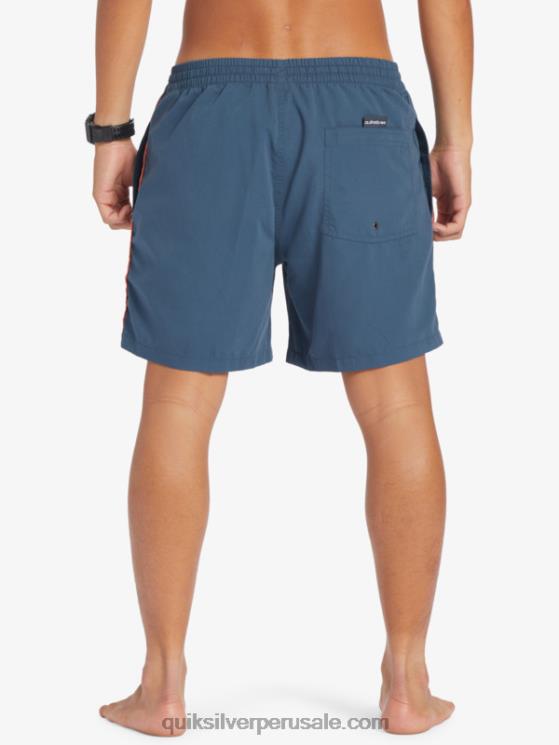 Quiksilver N8LNT699 hombres azul marino medianoche todos los días vert 16 voleas