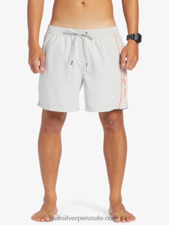 Quiksilver N8LNT700 hombres gris violeta todos los días vert 16 voleas