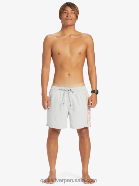 Quiksilver N8LNT700 hombres gris violeta todos los días vert 16 voleas