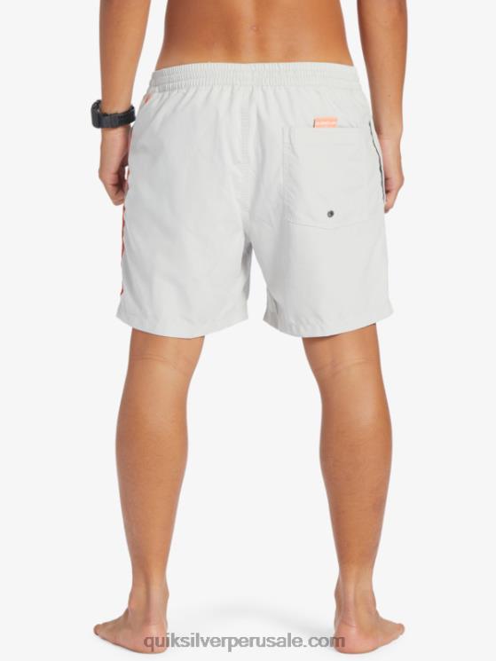 Quiksilver N8LNT700 hombres gris violeta todos los días vert 16 voleas