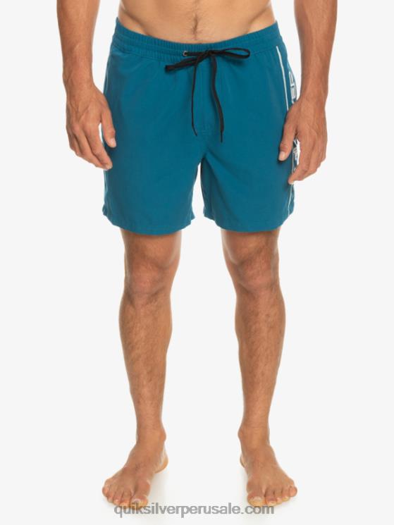 Quiksilver N8LNT701 hombres azul marroquí todos los días vert 16 voleas