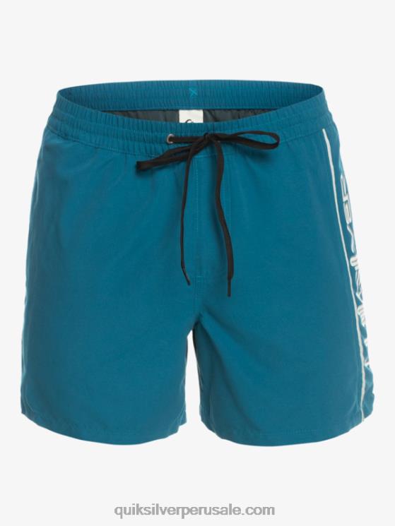 Quiksilver N8LNT701 hombres azul marroquí todos los días vert 16 voleas